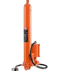 Orange Heavy Duty 8 Ton Hydraulic Long Ram Jack For Engine Hoists With Air Pump And Clevis Base Cylinder VEVOR