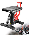 Heavy Duty Hydraulic Motorcycle Lift Stand With 1000 Lbs Capacity, Durable Steel Hoist for Dirt Bikes and Snowmobiles
