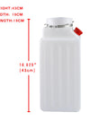 Universal Car Lift Oil Pot Hydraulic Reservoir Tank For Storage And Lifting 13 Liter Capacity 43 Cm Tall Thick Plastic