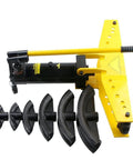 6 Die Pipe Bender For Tubing With Hydraulic System Compact Overall Design Heavy Load Bearing Manual Elbow Bending Machine with dies