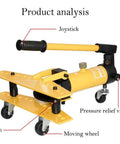 6 Die Pipe Bender For Tubing With Hydraulic System Compact Overall Design Heavy Load Bearing Manual Elbow Bending Machine