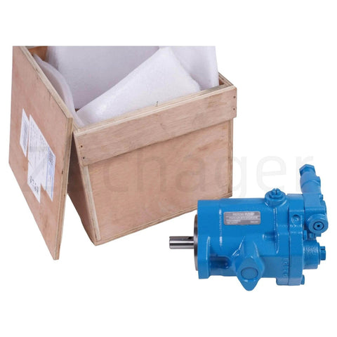 Zachager PVQ13-A2R-SE1S-20-C14-12-S2 Hydraulic Piston Pump with wooden crate packaging