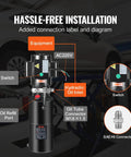 Heavy Duty 220V Hydraulic Power Unit With 10L Tank For Auto Repair And Car Lifts Single Phase 3HP Pump 2950 PSI Max Relief