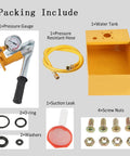 Packaging contents of Hydraulic Pressure Test Pump, 2.5Mpa 25KG Manual Hydraulic Water Pressure Test Pump, Pipeline Tester Tool