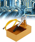 362 PSI Pressure Test Pump, Hydraulic Manual Water Pressure Tester Kit, Hydraulic Pump with Gauge in industrial setting