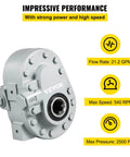 Bestauto Hydraulic Pump 21.2GPM Hydraulic Motor 540RPM Log Splitter 2500PSI Hydraulic Splitter SAE 12 Outlet Port Hydraulic Pump