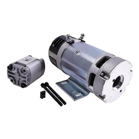 Hydraulic Pump Motor 24V 147099 147662 147664 For Skyjack Electric Scissor Lift Models SJIII3220 SJIII3226 shown