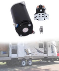 179327 Hydraulic Pump Motor 414850 for Unidirectional Power Unit RV Leveling Systems, 12V RV Drive Motor with sealed collar coupling.