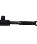 Side view of 7362530 Hydraulic Quick Tach Cylinder compatible with Bobcat models, detailed focus on the extension rod and bolt.