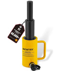 Beefy Twenty Ton Hydraulic Ram Jack With Eight Inch Stroke For Portable Industrial Lifting Multi Section Cylinder Built Tough