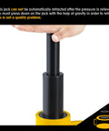 Beefy Twenty Ton Hydraulic Ram Jack With Eight Inch Stroke For Portable Industrial Lifting Multi Section Cylinder Built Tough For Auto Repair Construction And Shop Maintenance Three Eighth Inch Connector Newtry close-up