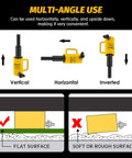 Multi-angle use diagram for Beefy Twenty Ton Hydraulic Ram Jack With Eight Inch Stroke For Portable Industrial Lifting
