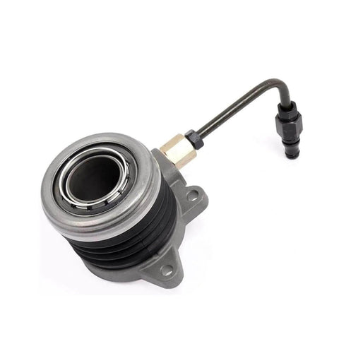 Hydraulic Release Bearing For Hyundai Coupe 2008 2014 1 Piece Car Part By URW Auto Parts For Smoother Clutch Engagement And DOHC Camshaft Control System Upgrade For Durable Performance And Quick Release Action, showing metal component with attached hose for smooth clutch actuation.