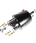 Exploded view of HH5271-3 Hydraulic Steering Helm Pump - 1.7 cu in Front Mount Replacement for Seastar Helm, marine-grade aluminum body.
