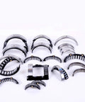 Hydraulic Pump Swing Bearing 1 Pc Compatible With 3586 3525 33206 NJ310E Drop In Fit For Excavator And Loader Hydraulic Systems
