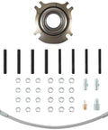 Hydraulic Release Throwout Bearing Kit For Multi Disk Racing Clutch 5 5 Inch To 7 25 Inch Clutches Compatible With Chevy GMC Manual 3 Speed 4 Speed Transmissions From Muncie Borg Warner Saginaw Tremec TKO 500 For Street And Track, showing components including hydraulic bearing, hose, and fittings