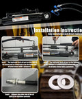 Installation guide for ✝️ Hydraulic Top Link Cat. 1-1 with Locking Block Min. 20 7/8”→ Max. 31 7/8” with 2 x Hoses Stroke