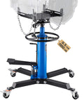 Heavy Duty Transmission Jack Lift With 1100 Lbs Capacity, 33 To 67 Inch Hydraulic Telescoping Stand, 2 Stage, Foot Pedal, 360 Degree Swivel Wheels For Garage And Shop Auto Work