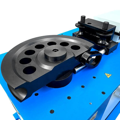 7HP Programmable Electric Hydraulic Tube And Pipe Bender With 3 Inch Die, Close-up of Die Mechanism