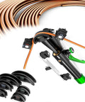 Hydraulic Tubing Bender Kit For Copper Pipes One Quarter To Seven Eighths Inch With Seven Dies shown in use with copper tubing