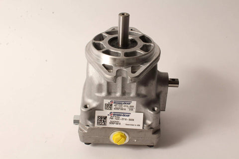Front view of Hydro-Gear PW-1LCC-EY1X-XXXX Pump Genuine Original Equipment Manufacturer (OEM) Part