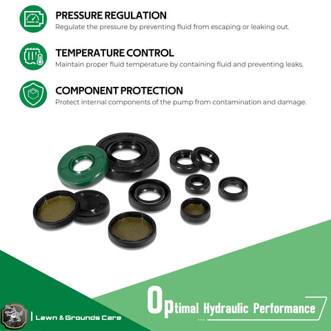 Transaxle Seal Service Kit For ZT-2800 ZT-3100 ZT-3200 ZT-3400 Rebuilds With Charge Pump Gerotor Seals, 30 Piece Set