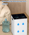 High-purity hydrogen generator with automatic exhaust gas and water drain system for wellness and efficiency.