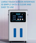 Two-User Hydrogen Inhalation Machine With 3-Port Design showing touch screen interface.
