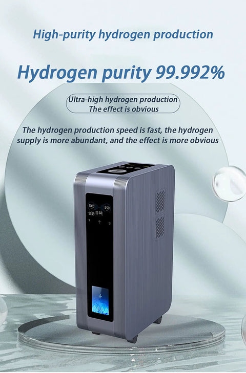 Hydrogen Inhalation System With PEM Water Electrolysis Ionizer Your Go To Hub For 3000 ml Per Minute Total Output