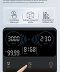 Smart display of Hydrogen Inhalation System With PEM Water Electrolysis Ionizer Your Go To Hub For 3000 ml Per Minute Total Output