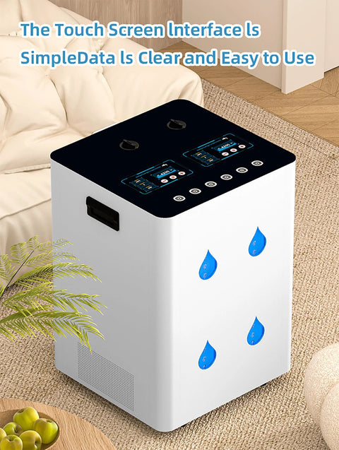 High-purity hydrogen generator with touchscreen interface for easy use