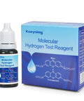 Kueysing H2Blue hydrogen test reagent bottle and packaging for hydrogen-rich water concentration check