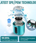 portable hydrogen water bottle generator with SPE PEM technology
