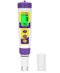 Hydrogen Water Tester With ORP TDS And PH EC Meter Temperature Sensor, Yinmik six-in-one quality monitor with digital display