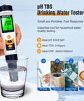 Hydrogen Water Tester All In One Meter For PH H2 ORP TDS EC Temp And Drinking Water Pool Use Dissolved Hydrogen Tester with glass