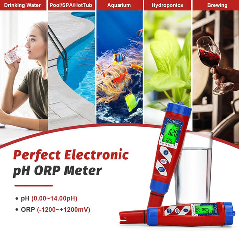 Hydrogen Water Tester For Real World Accuracy With Fast Response Time And 0.01 Precision No BS ORP And pH Meter for Drinking Water use.