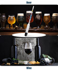 Hydrometer For Wine Making With 100 Mm Alcohol Test Jar alongside beer and wine for brewing testing kit and fermentation monitoring