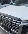 Front Grille Cover Trim For Hyundai Palisade 2023 2024 2025 With Self Adhesive Backing ABS Plastic Plus Triple Plating Hood Molding And Front Bumper Garnish Gives Your Ride A Dope Luxe Look Easy Install No Drilling