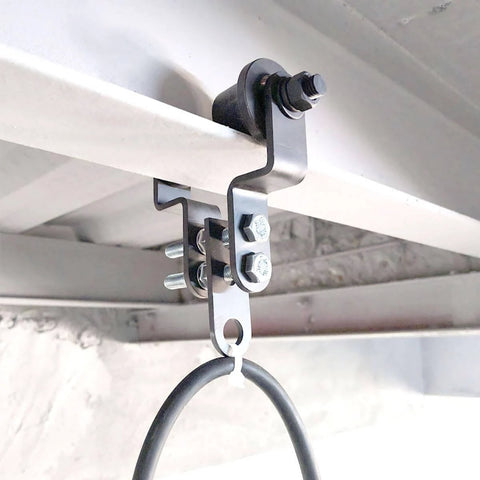 Beam Cable Trolley attached to the I-Beam, showing smooth motion and stable alignment in automation and mechanical systems, 1-pack