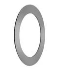 Side view of IKO Bearing AS4060 Thrust Washer For Thrust Roller Bearing 40 Millimeter Inside Diameter 60 Millimeter Outside Diameter