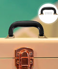 Imitation Leather Suitcase Handle Replacement Carry Handle For Luggage Bags And Boxes on vintage case with screws