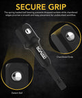 Impact Grade Socket Adapter Set With 3 Inch Extension Bit Holder, 3 Piece Drive Set For One Quarter Inch, Secure Grip Detail