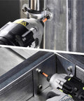 20 Piece Impact Hex Bit Set With Magnetic Tips Quarter Inch Shank S2 Steel CNC Machined Bits in use with impact driver
