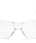 Front view of Indoor Impact Resistant Reading Glasses 2.0 With Anti Glare UV Protection, clear polycarbonate bifocals.