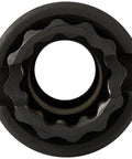 Close-up of the Three In One Impact Socket With 12 Point Deep Design, Dual Hex Sizes Three Quarters Inch And Nine Sixteenths Inch
