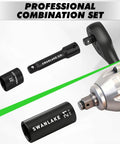 One Hundred Five Piece Three Eighths Inch Drive Impact Socket Set with sockets and ratchet shown.