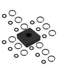 12 Pack Three Eighths Inch Impact Wrench Retaining Rings Friction Rings And O Rings With Anvil Install Tool Kit components