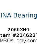 206KXN4 INA Deep Groove Ball Bearings For Heavy Duty Industrial Machines, High Precision Radial Bearings With Low Friction
