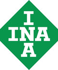 INA logo in green and white colors displayed on a diamond shape background
