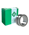 High-Performance INA Adjusting Needle Roller Bearing with 35 mm Inner Diameter, 55 mm Outer Diameter, and 20 mm Width for Precision Engineering shown with packaging.